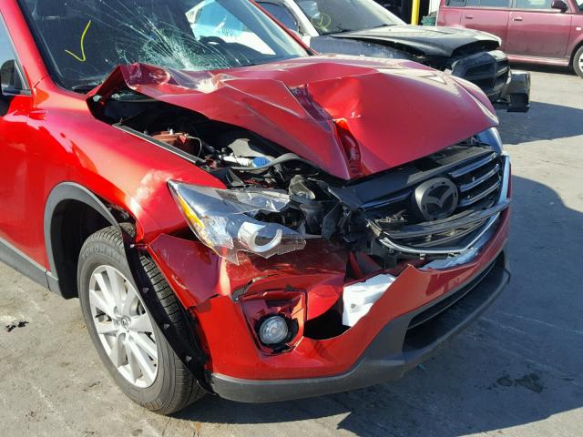 JM3KE4CY8G0891496 - 2016 MAZDA CX-5 TOURI RED photo 9