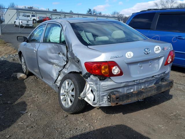 2T1BU40E39C114514 - 2009 TOYOTA COROLLA BA SILVER photo 3