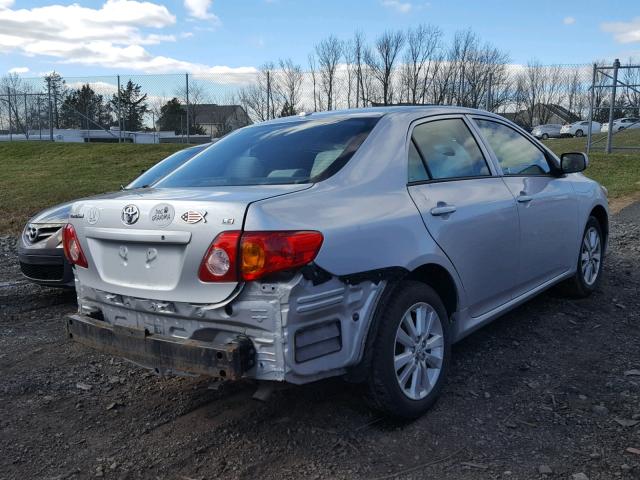 2T1BU40E39C114514 - 2009 TOYOTA COROLLA BA SILVER photo 4