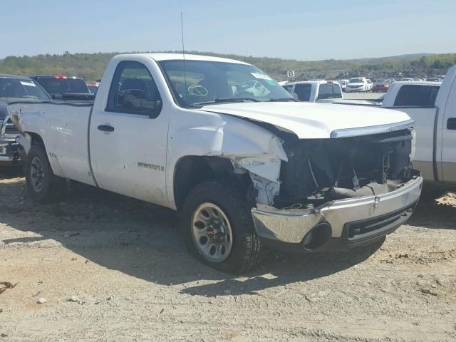 1GTEC14C88Z223837 - 2008 GMC SIERRA C15 WHITE photo 1