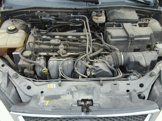 1FAFP34N06W162641 - 2006 FORD FOCUS ZX4 GRAY photo 7