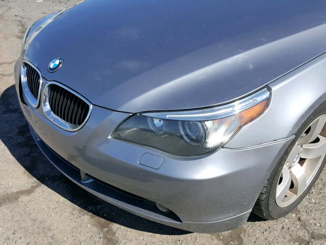 WBANA53514B167787 - 2004 BMW 525 I GRAY photo 9