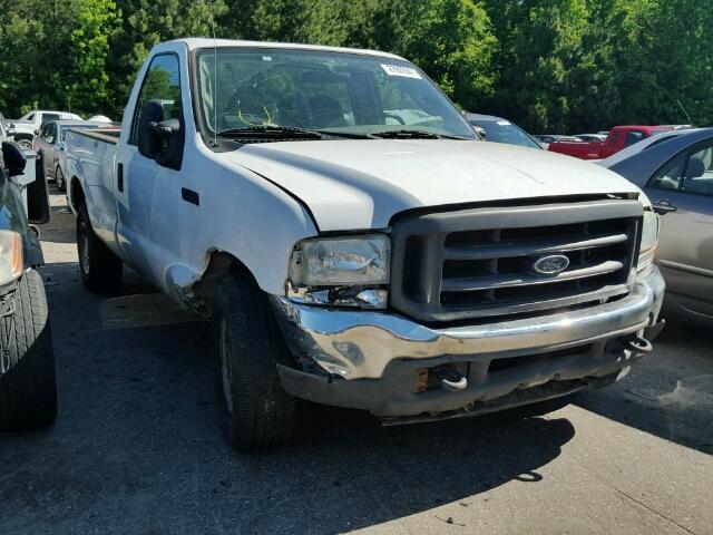 1FTNF20L74ED90243 - 2004 FORD F250 SUPER WHITE photo 1