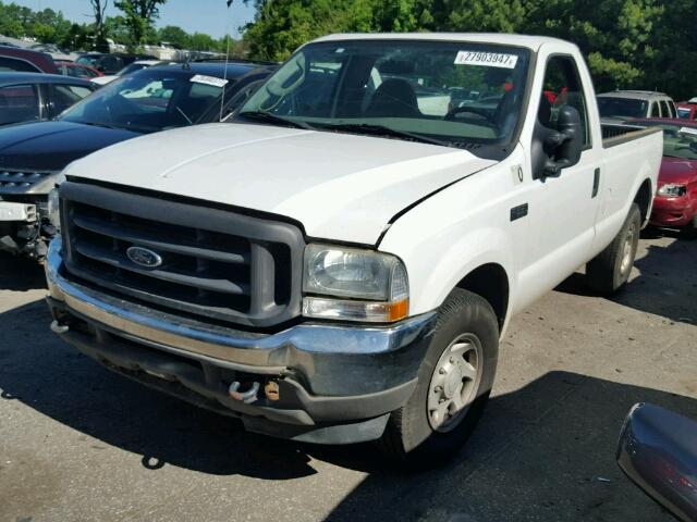 1FTNF20L74ED90243 - 2004 FORD F250 SUPER WHITE photo 2