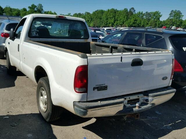 1FTNF20L74ED90243 - 2004 FORD F250 SUPER WHITE photo 3