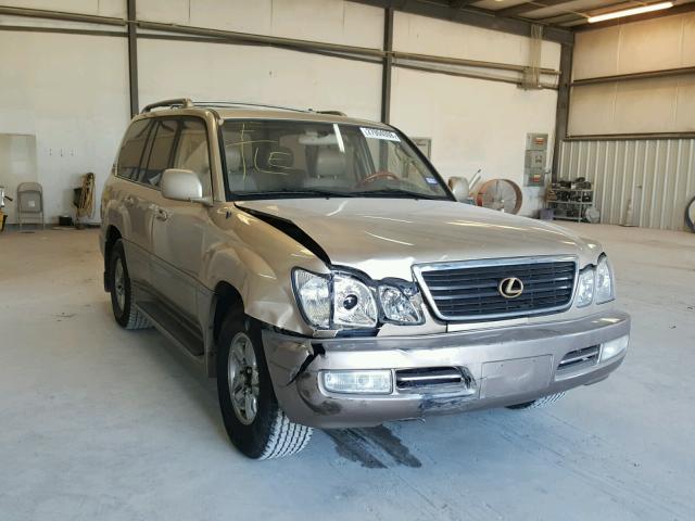 JTJHT00WX23518730 - 2002 LEXUS LX 470 BEIGE photo 1