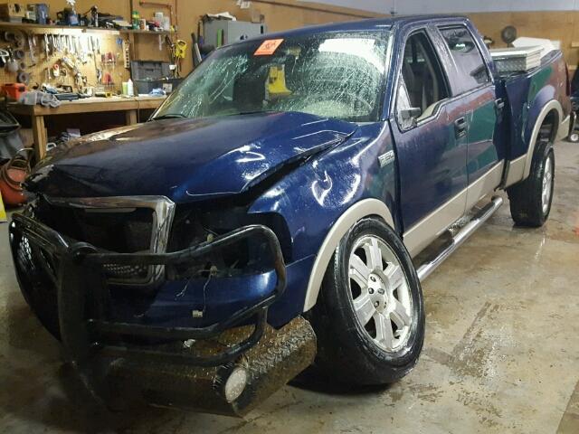 1FTPW14V37FA27354 - 2007 FORD F150 SUPER BLUE photo 2