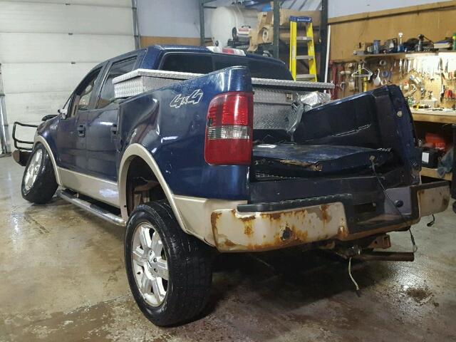 1FTPW14V37FA27354 - 2007 FORD F150 SUPER BLUE photo 3