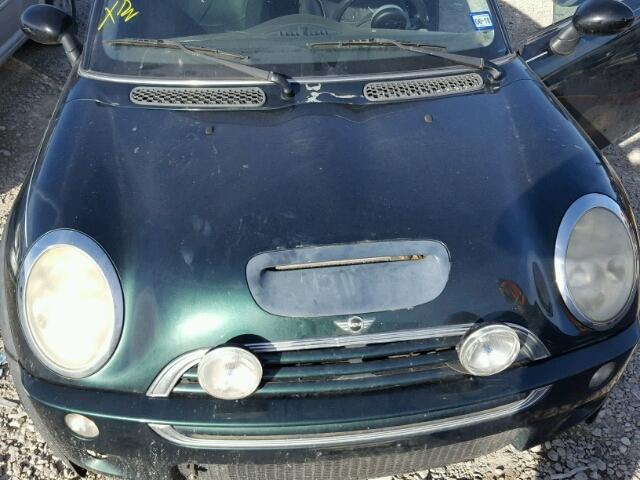 WMWRE33473TD58661 - 2003 MINI COOPER S GREEN photo 7