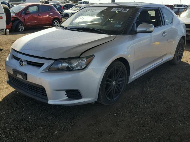 JTKJF5C70D3048734 - 2013 TOYOTA SCION TC 银色 照片 2