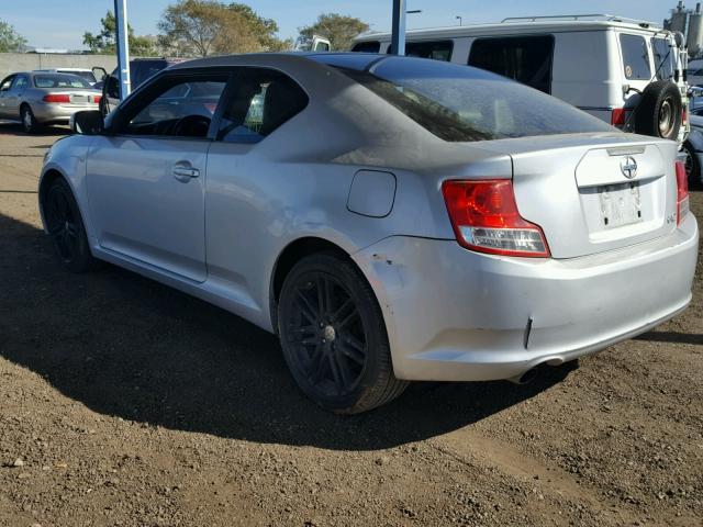 JTKJF5C70D3048734 - 2013 TOYOTA SCION TC 银色 照片 3