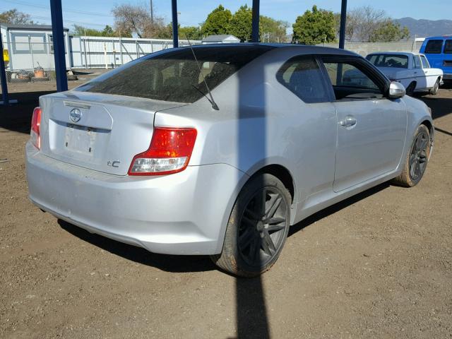 JTKJF5C70D3048734 - 2013 TOYOTA SCION TC 银色 照片 4