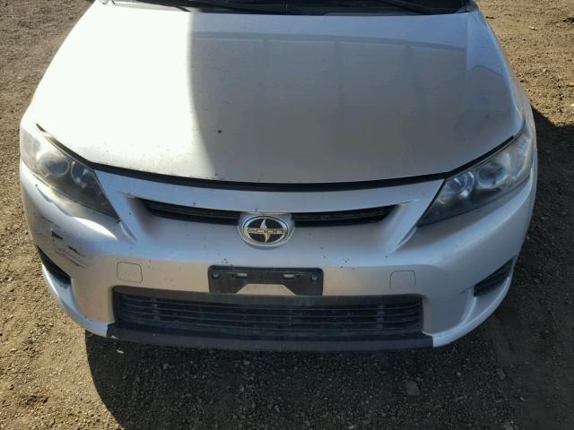 JTKJF5C70D3048734 - 2013 TOYOTA SCION TC 银色 照片 7
