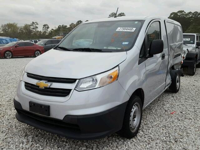 3N63M0YN7FK718502 - 2015 CHEVROLET CITY EXPRE SILVER photo 2