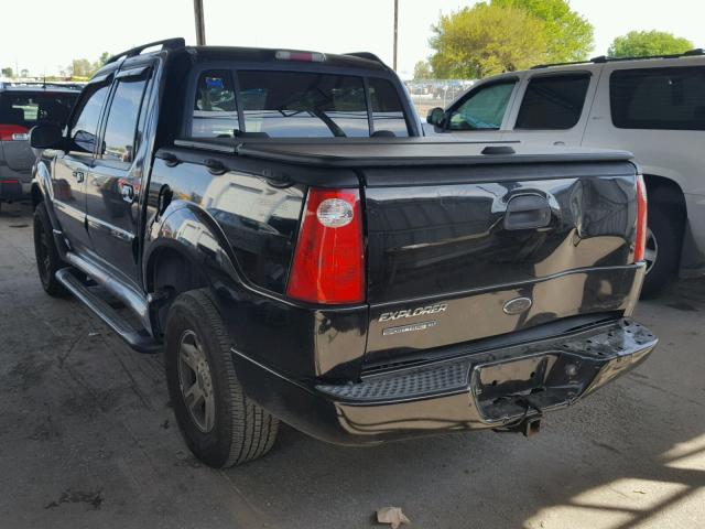 1FMZU67K25UA23068 - 2005 FORD EXPLORER S BLACK photo 3