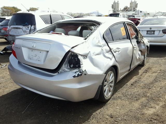 19XFB2F87CE319274 - 2012 HONDA CIVIC EX Gümüş foto 4