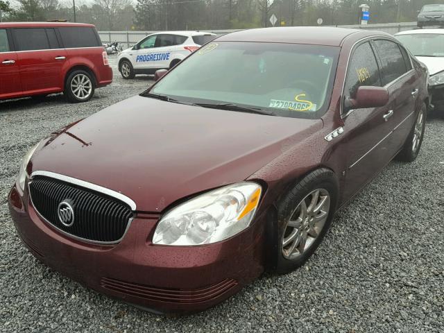 1G4HD57236U248302 - 2006 BUICK LUCERNE CX MAROON photo 2