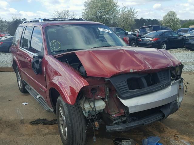 5LMEU68H34ZJ53084 - 2004 LINCOLN AVIATOR MAROON photo 1