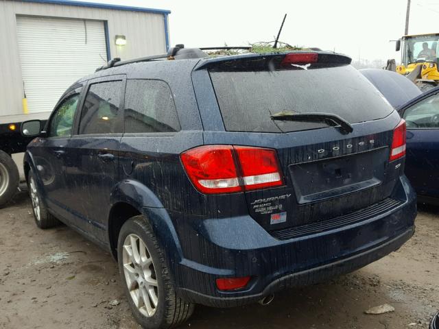 3C4PDDBG9ET155659 - 2014 DODGE JOURNEY SX BLUE photo 3