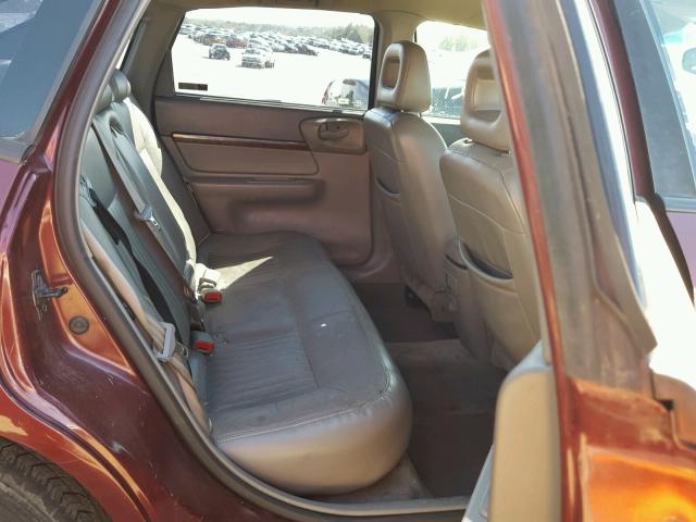 2G1WH55K8Y9249277 - 2000 CHEVROLET IMPALA LS MAROON photo 6