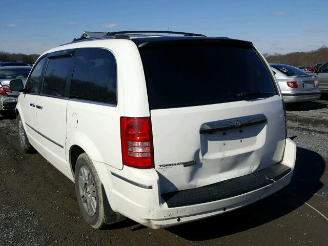 2A8HR64X38R107993 - 2008 CHRYSLER TOWN & COU WHITE photo 3