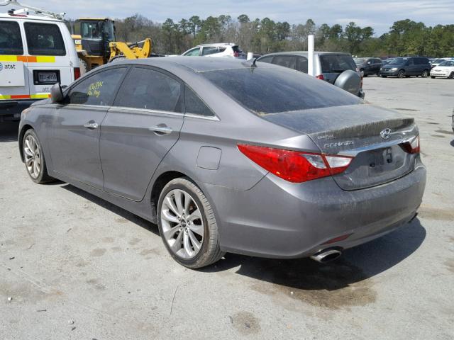 5NPEC4AC0BH057995 - 2011 HYUNDAI SONATA SE GRAY photo 3