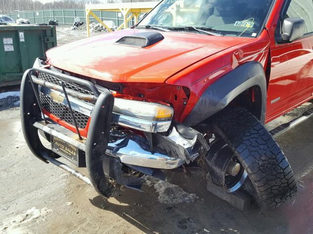 1GCDT136868157283 - 2006 CHEVROLET COLORADO RED photo 9