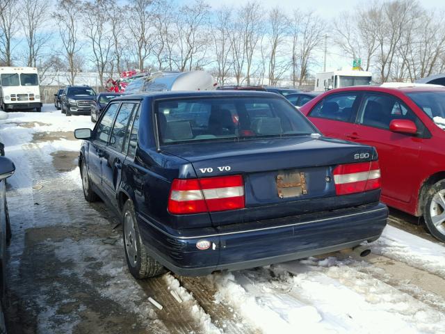 YV1KS9601W1125651 - 1998 VOLVO S90 BLUE photo 3