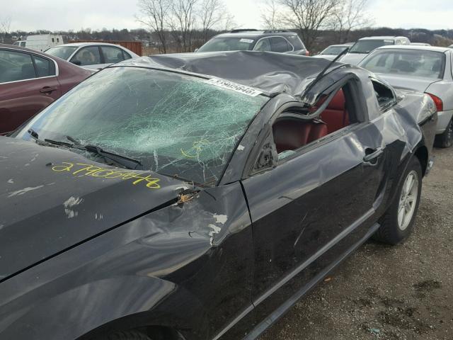 1ZVFT80N565121871 - 2006 FORD MUSTANG BLACK photo 10