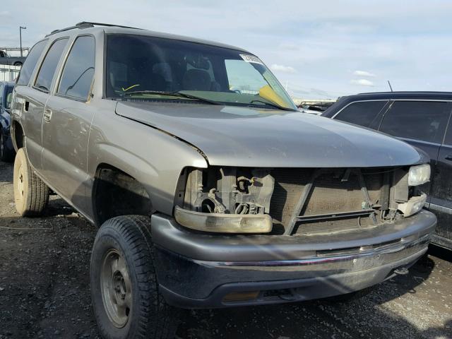 1GNEK13T61R188989 - 2001 CHEVROLET TAHOE K150 TAN photo 1