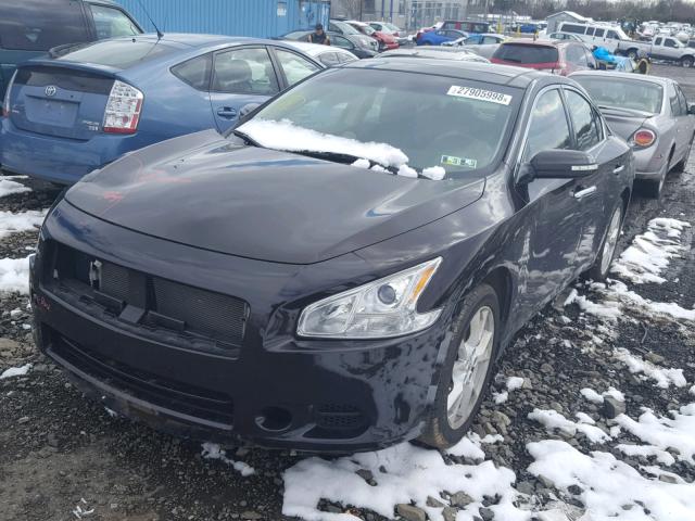 1N4AA5AP4DC820795 - 2013 NISSAN MAXIMA S BLACK photo 2