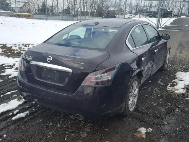 1N4AA5AP4DC820795 - 2013 NISSAN MAXIMA S BLACK photo 4