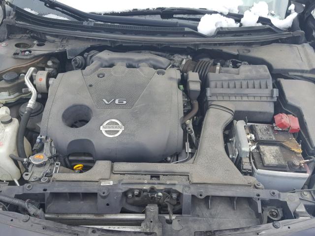 1N4AA5AP4DC820795 - 2013 NISSAN MAXIMA S BLACK photo 7