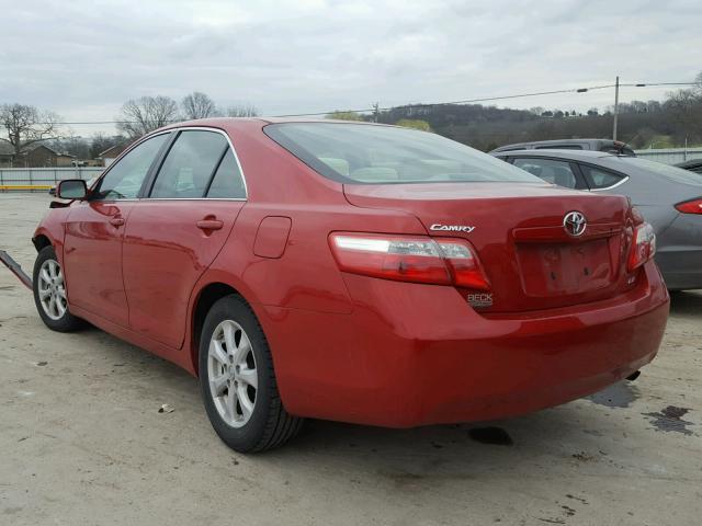 4T4BE46K19R112923 - 2009 TOYOTA CAMRY BASE RED photo 3