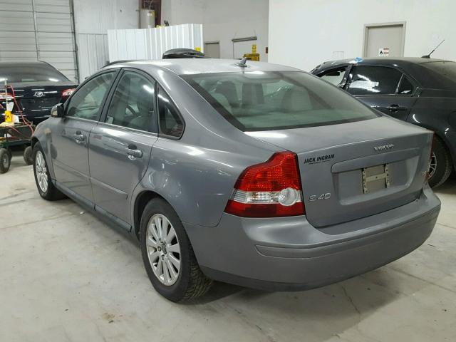 YV1MS382X52068735 - 2005 VOLVO S40 2.4I GRAY photo 3