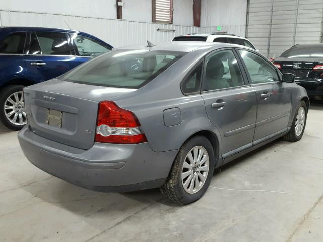 YV1MS382X52068735 - 2005 VOLVO S40 2.4I GRAY photo 4