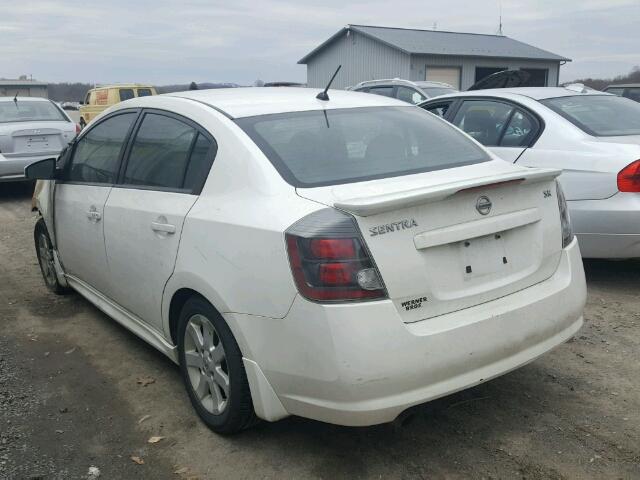 3N1AB6AP5AL687478 - 2010 NISSAN SENTRA 2.0 WHITE photo 3