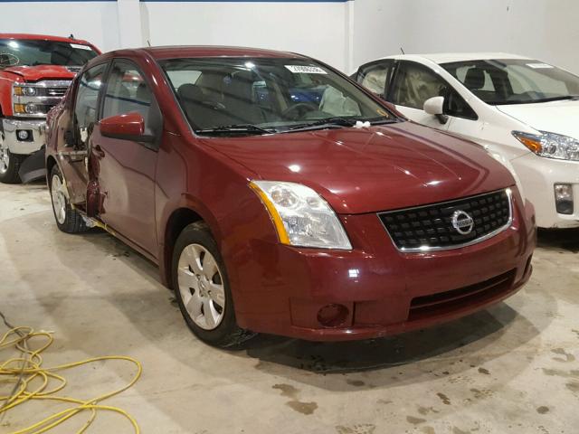 3N1AB61E68L763928 - 2008 NISSAN SENTRA 2.0 MAROON photo 1