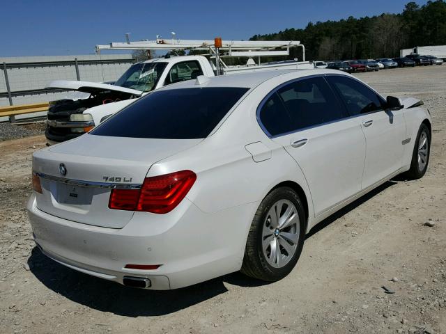 WBAKB4C57CC575519 - 2012 BMW 740 LI WHITE photo 4