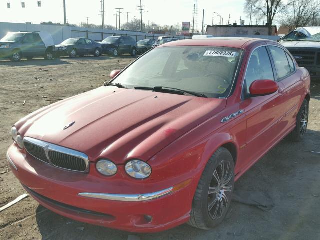 SAJEA51D93XD15249 - 2003 JAGUAR X-TYPE 2.5 RED photo 2