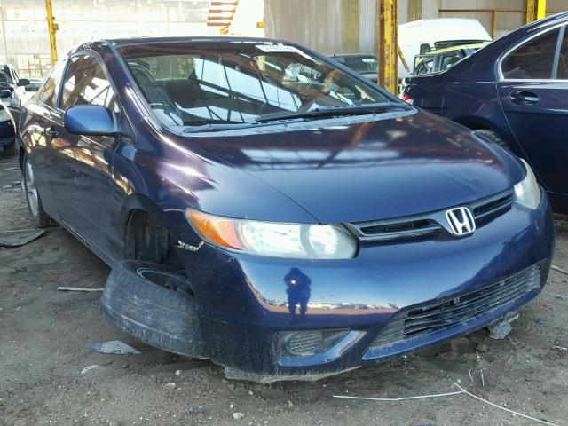 2HGFG11807H583175 - 2007 HONDA CIVIC EX BLUE photo 1