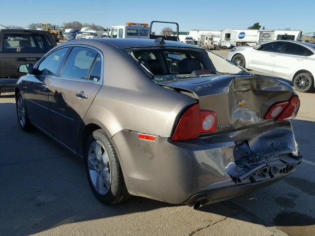 1G1ZD5E05CF127953 - 2012 CHEVROLET MALIBU 2LT BROWN photo 3