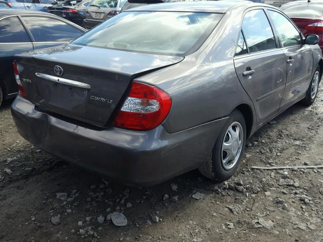 4T1BE32K52U612079 - 2002 TOYOTA CAMRY LE TAN photo 4