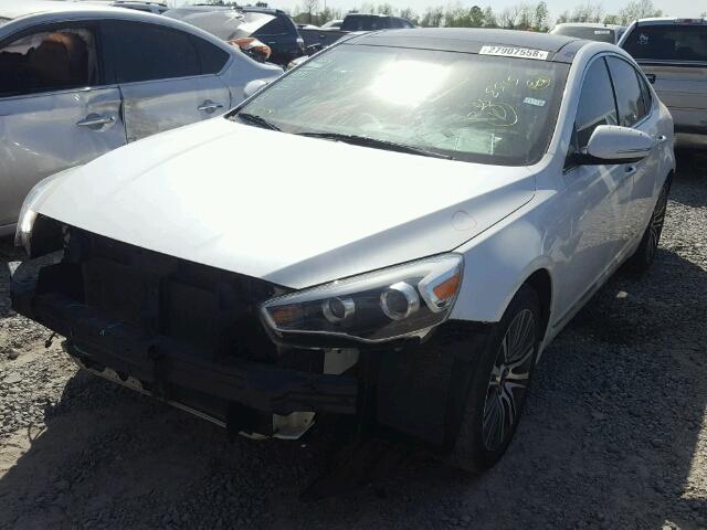 KNALN4D77F5168515 - 2015 KIA CADENZA PR WHITE photo 2