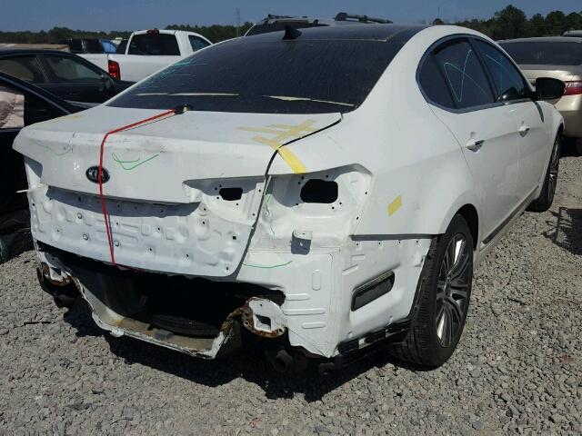 KNALN4D77F5168515 - 2015 KIA CADENZA PR WHITE photo 4