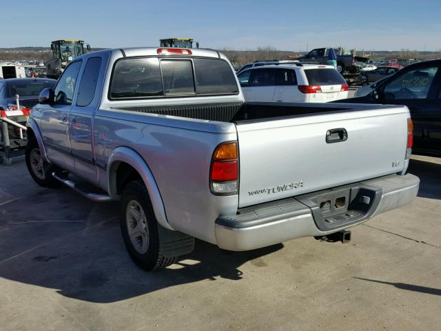 5TBRT3414YS061470 - 2000 TOYOTA TUNDRA ACC SILVER photo 3