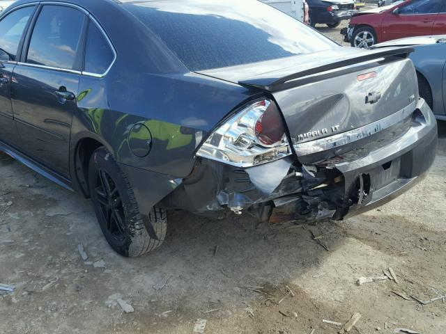 2G1WB5EK2A1116746 - 2010 CHEVROLET IMPALA LT CHARCOAL photo 9