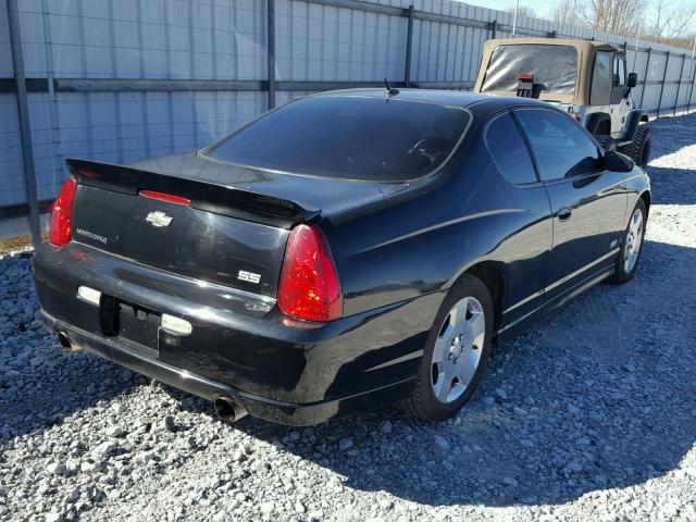 2G1WL16C469211427 - 2006 CHEVROLET MONTE CARL BLACK photo 4