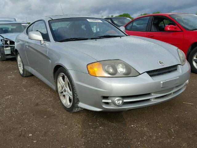 KMHHN65F93U092433 - 2003 HYUNDAI TIBURON GT SILVER photo 1