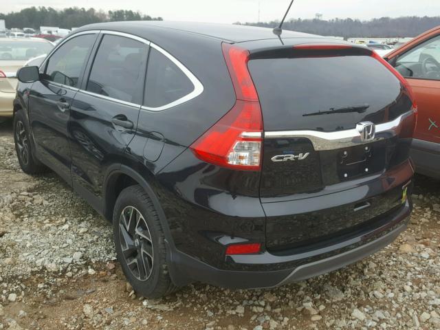 2HKRM3H46GH546108 - 2016 HONDA CR-V SE BLACK photo 3